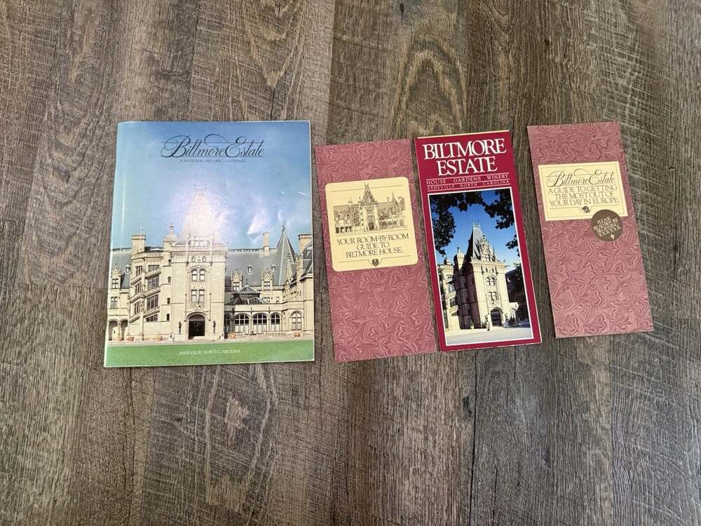 1993 Vintage Biltmore Estate Guide Book National Historical Landmark Asheville